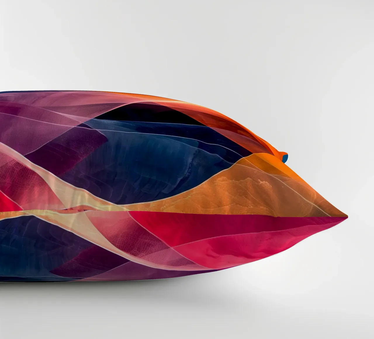 Astrazione colori e linee cuscino da Justyna Jaszke JBJart