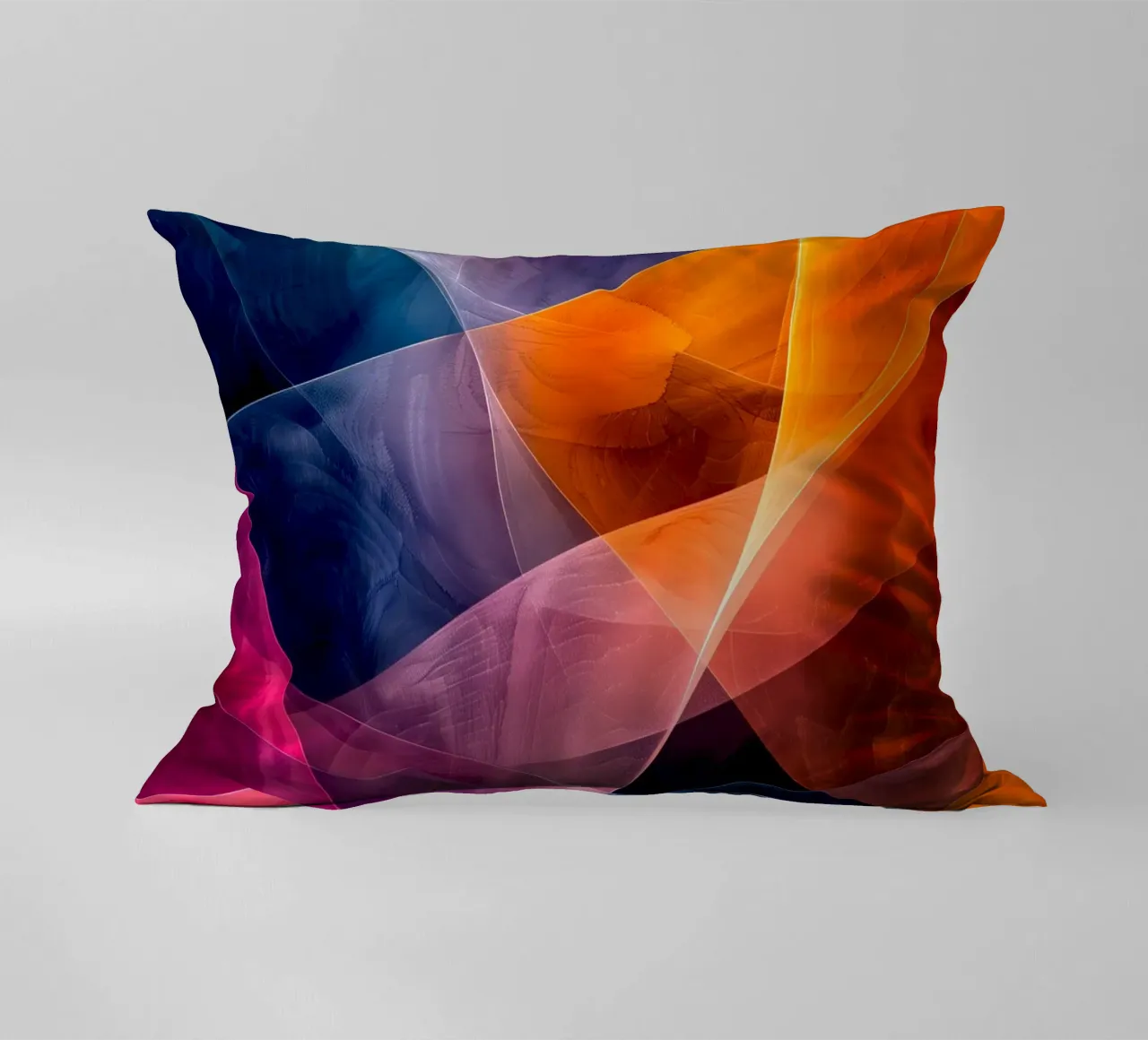 Astrazione colori e linee cuscino da Justyna Jaszke JBJart