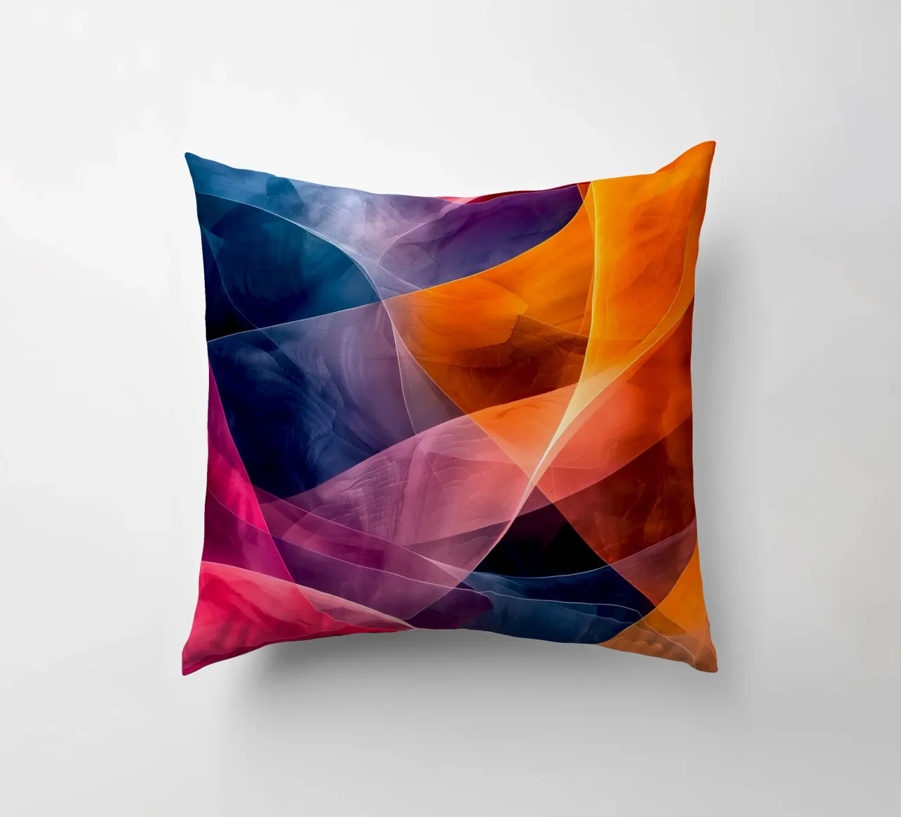Astrazione colori e linee cuscino da Justyna Jaszke JBJart