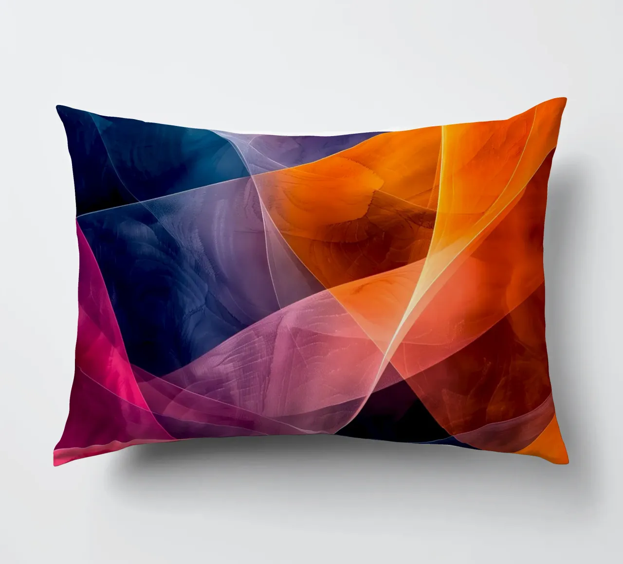 Astrazione colori e linee cuscino da Justyna Jaszke JBJart