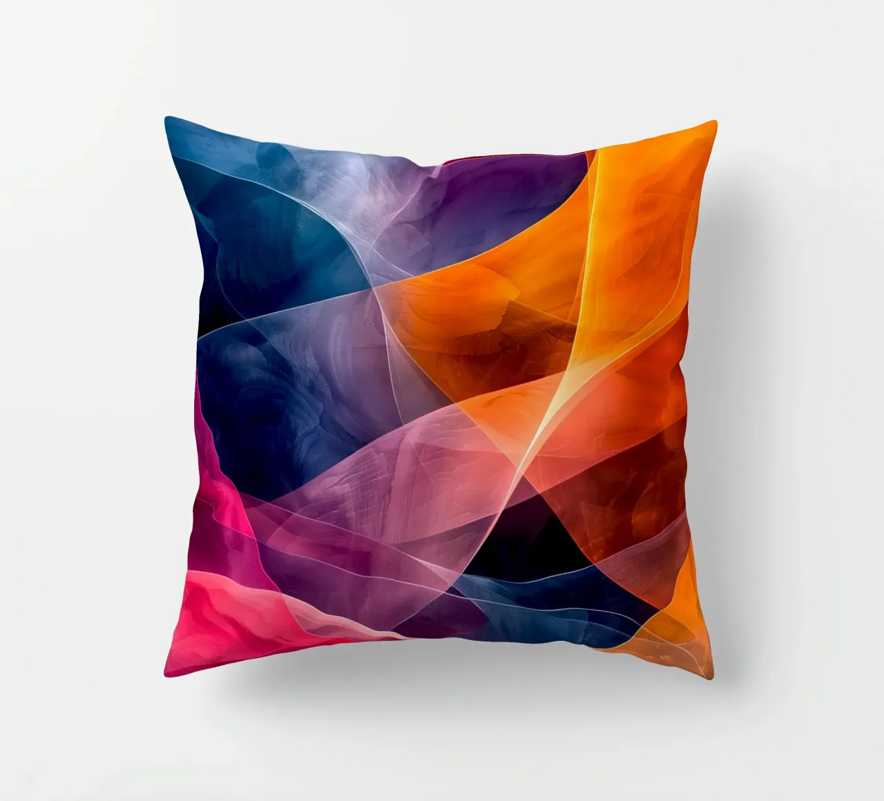 Astrazione colori e linee cuscino da Justyna Jaszke JBJart