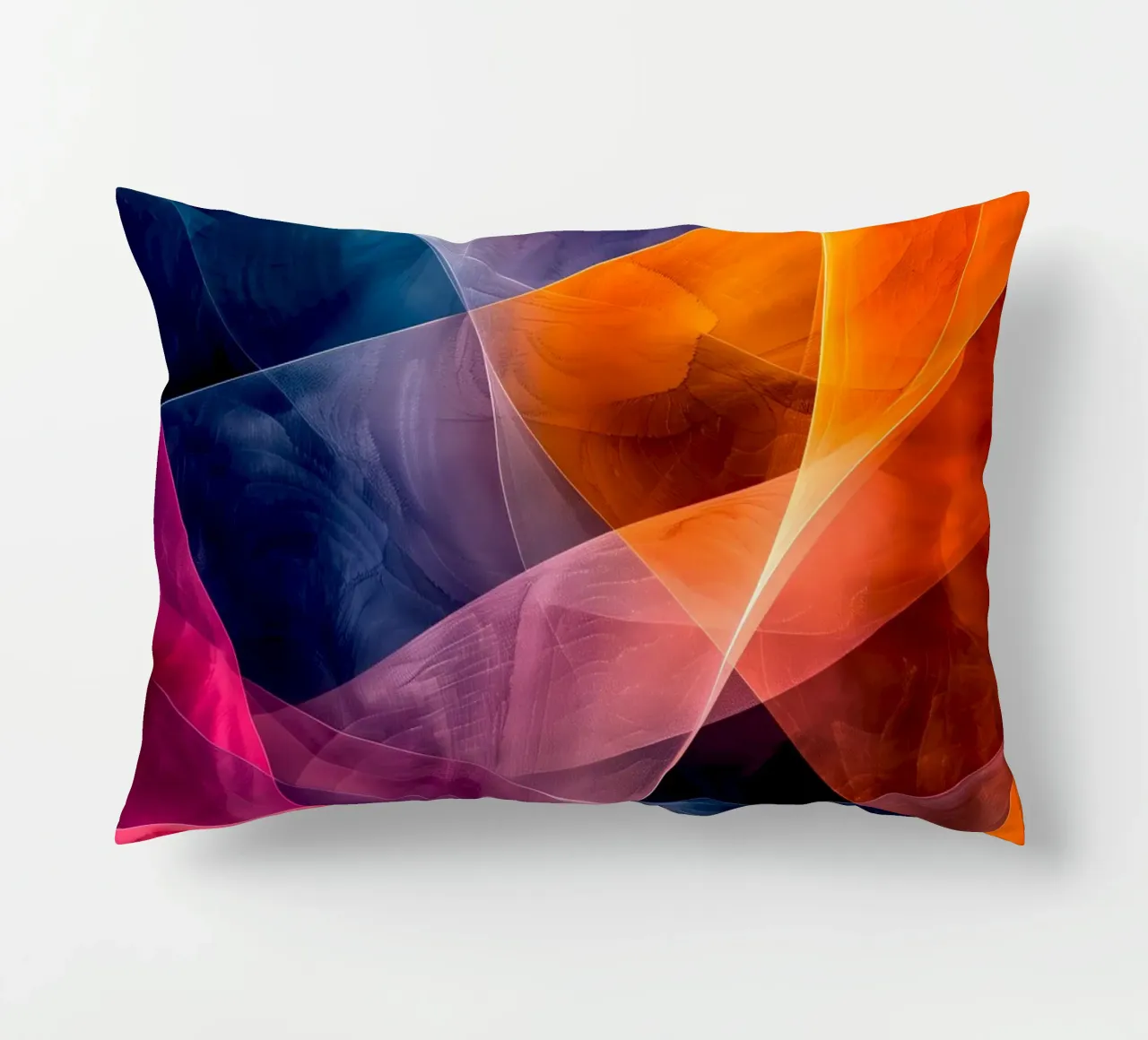 Astrazione colori e linee cuscino da Justyna Jaszke JBJart