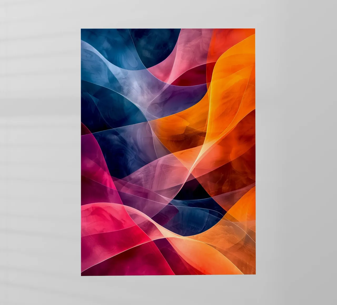 Astrazione colori e linee pellicola backlit da Justyna Jaszke JBJart