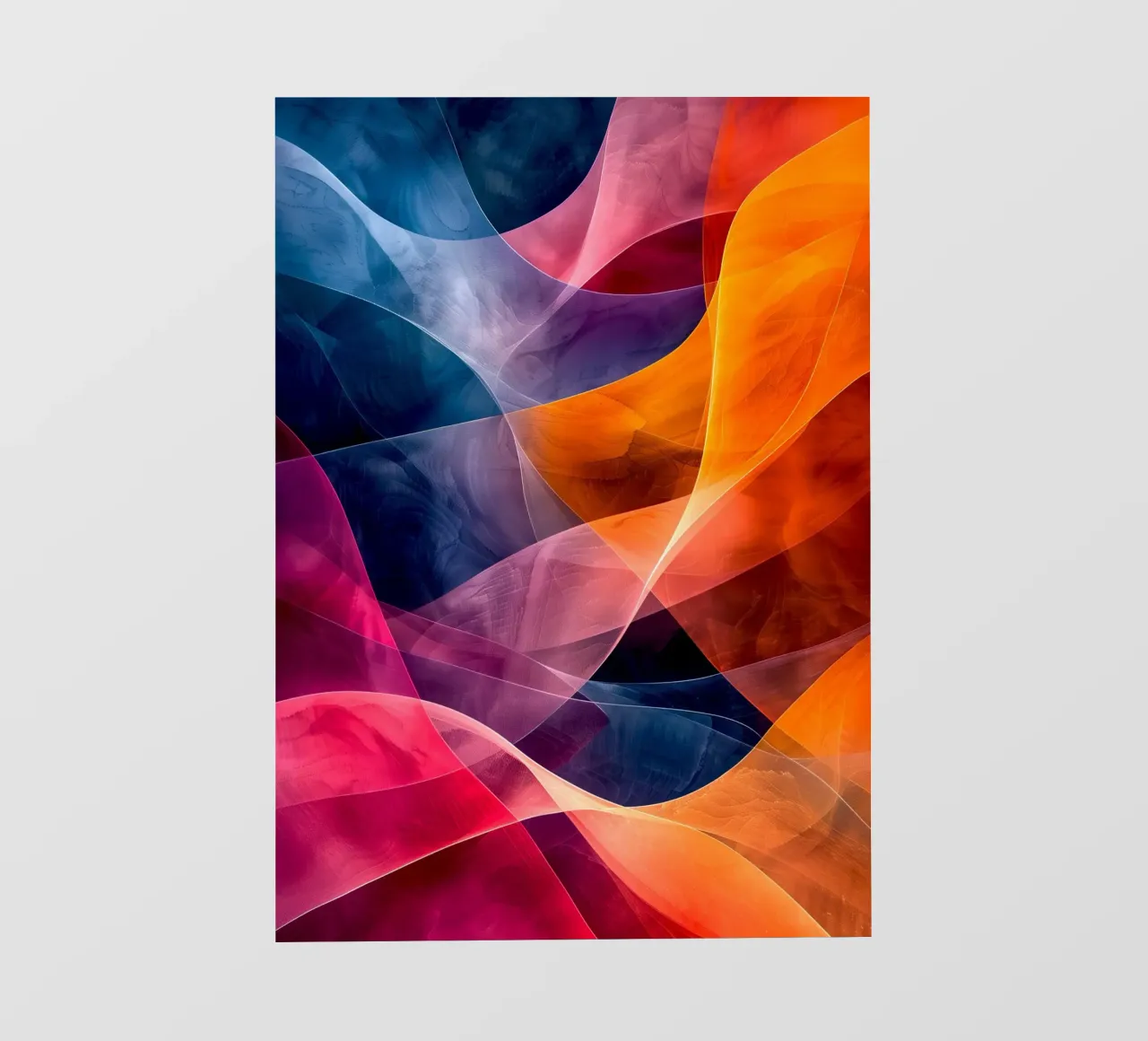 Astrazione colori e linee pellicola backlit da Justyna Jaszke JBJart