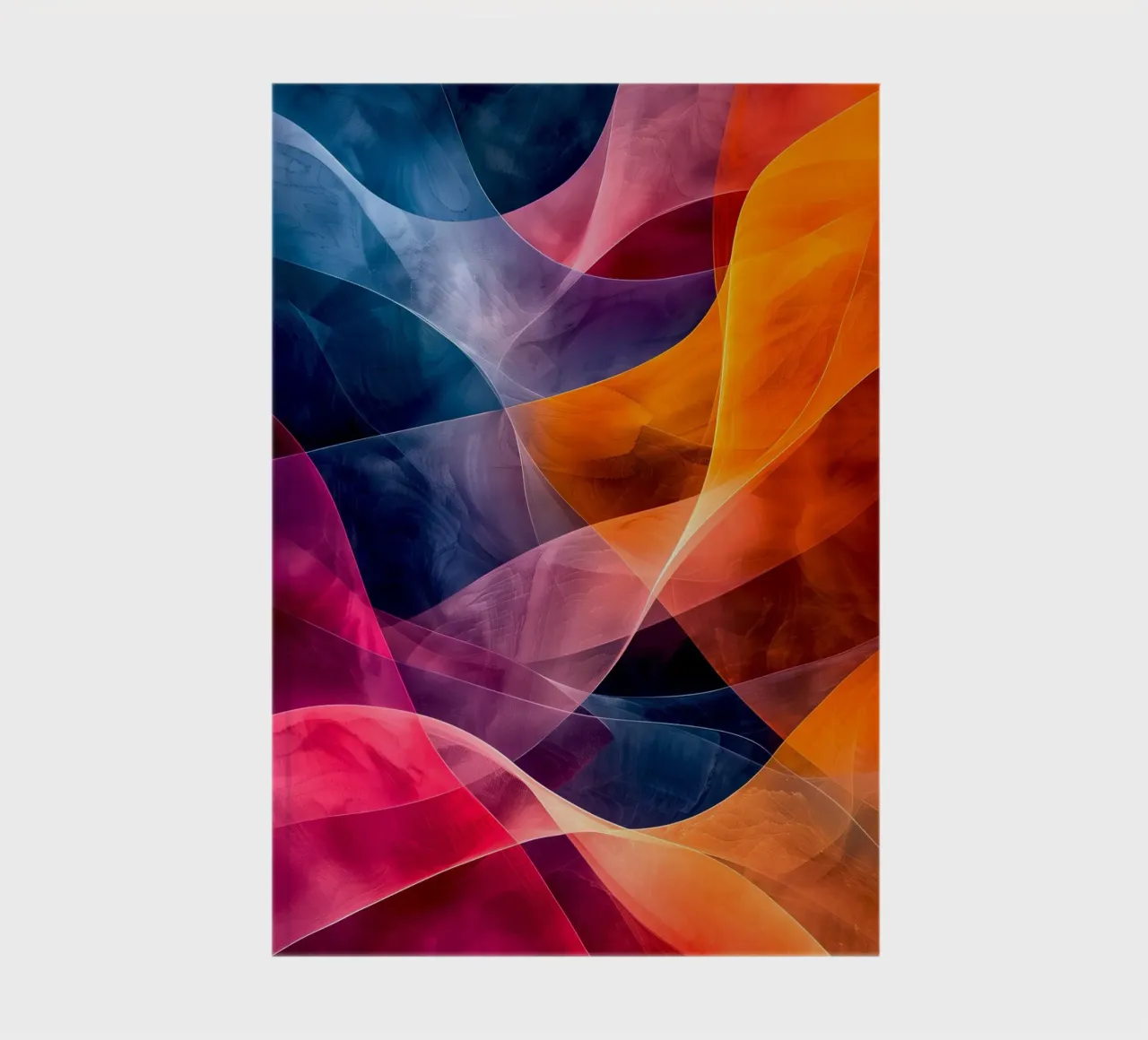 Abstraction colors and lines notebook by Justyna Jaszke JBJart