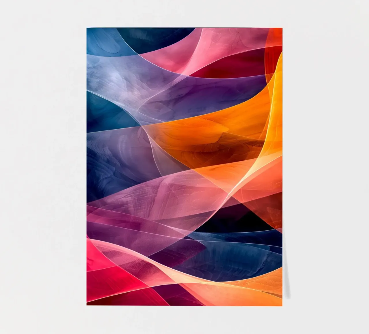 Abstraction colors and lines sticker sheet by Justyna Jaszke JBJart