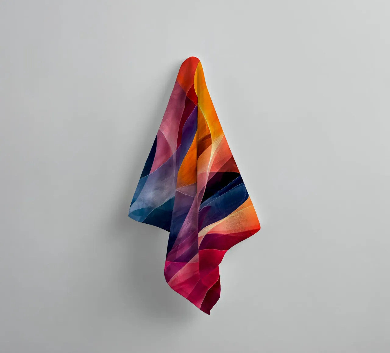 Astrazione colori e linee asciugamano da bagno da Justyna Jaszke JBJart