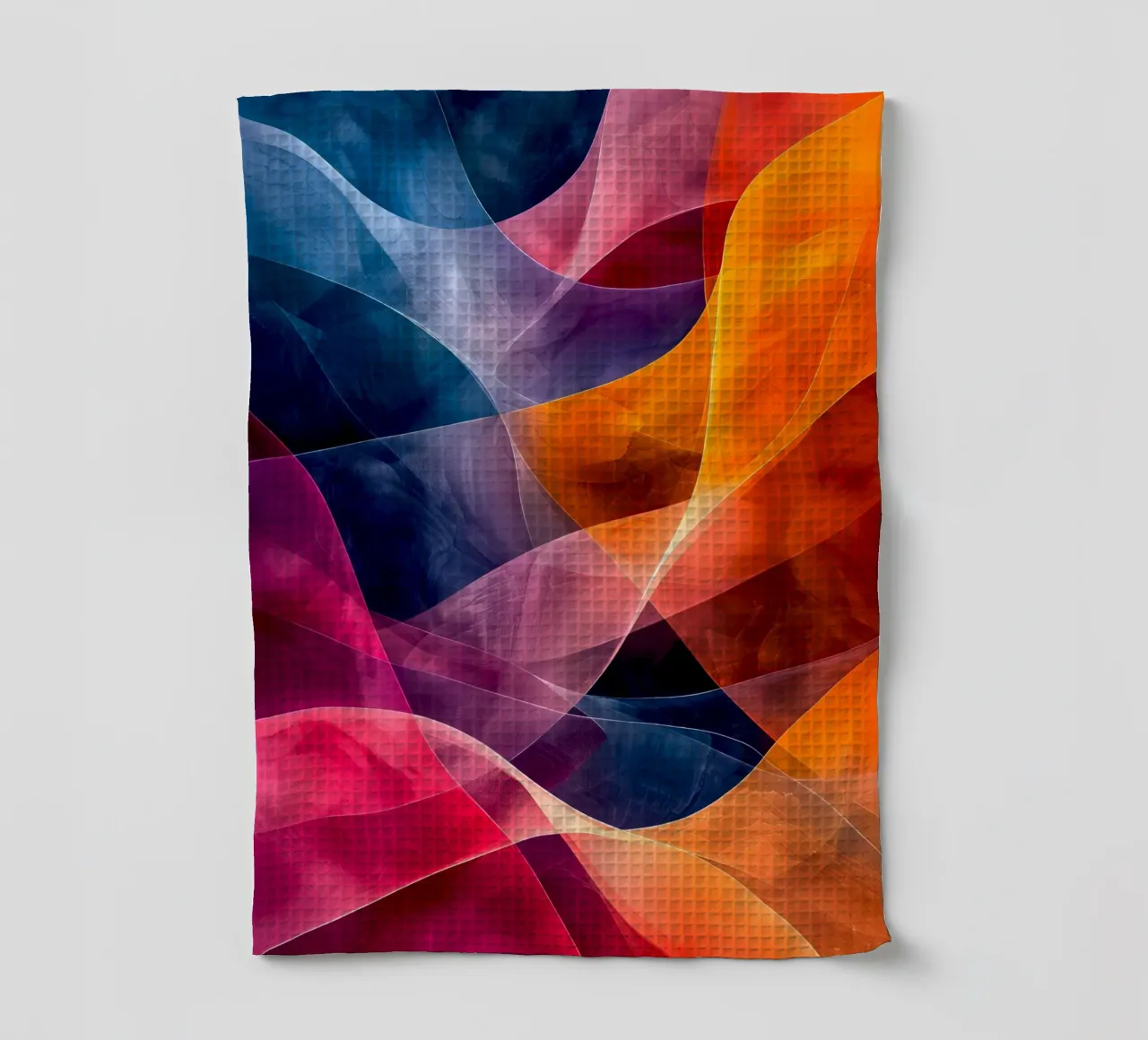 Astrazione colori e linee canovaccio da cucina da Justyna Jaszke JBJart