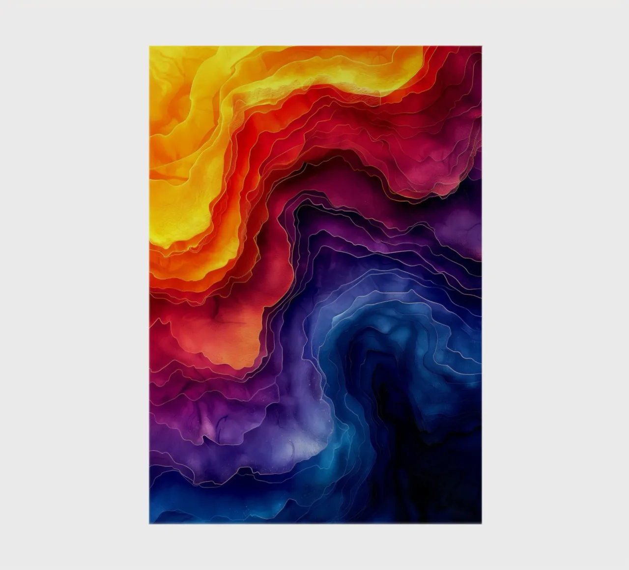 Abstraction colors art notebook by Justyna Jaszke JBJart
