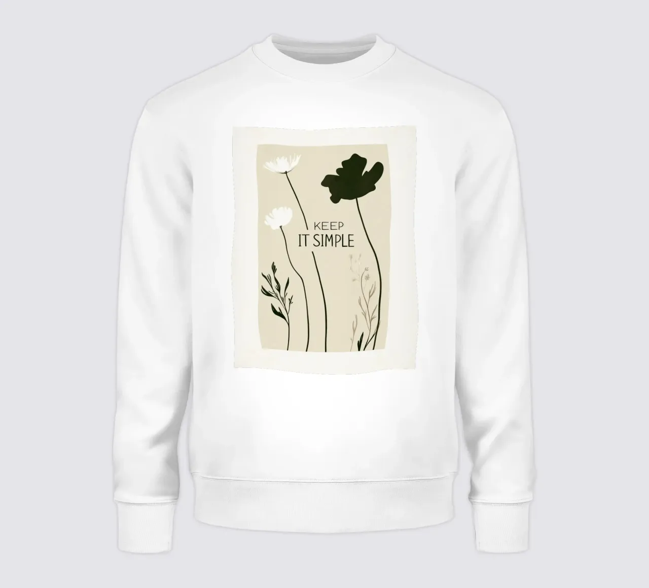 Keep It Simple felpa da treechild