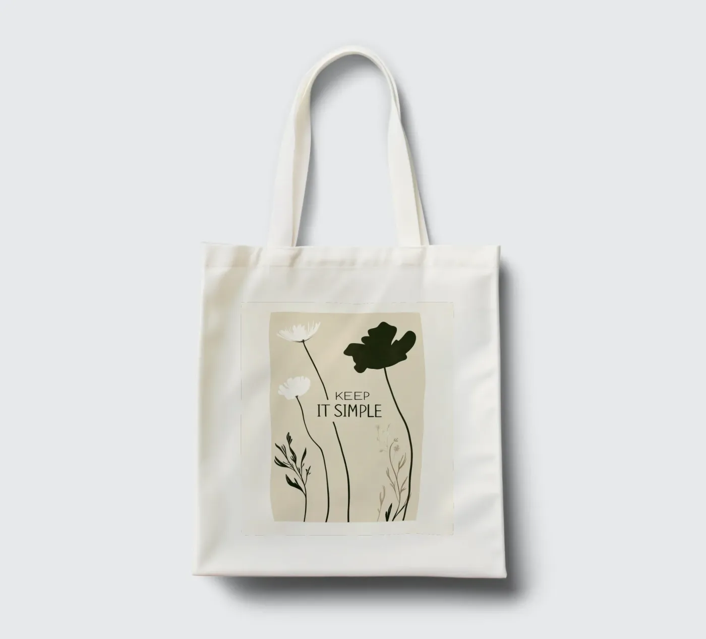 Keep It Simple tote bag by treechild