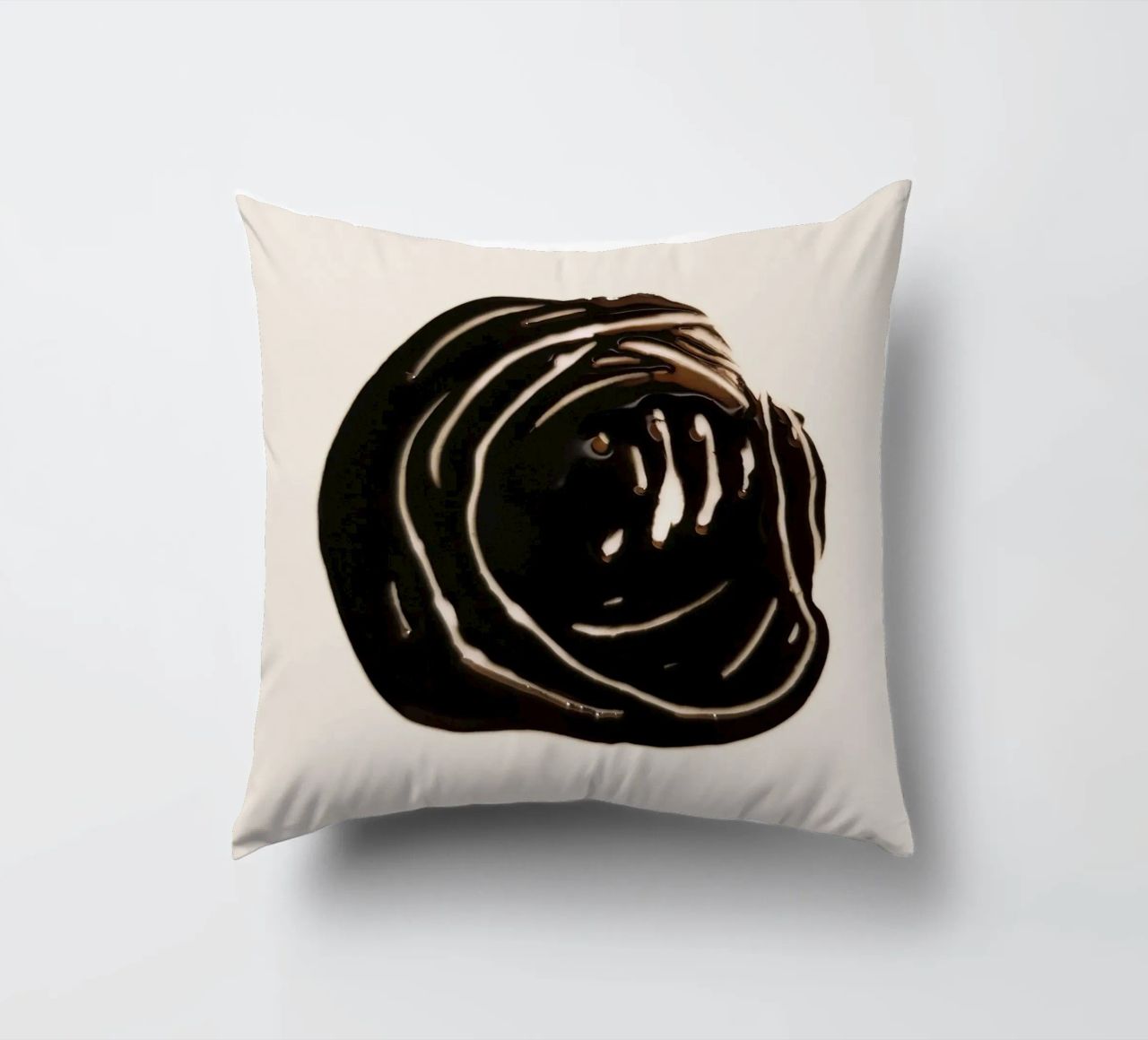 Ink Shape 1 | Minimal Abstract cuscino da sabidussi
