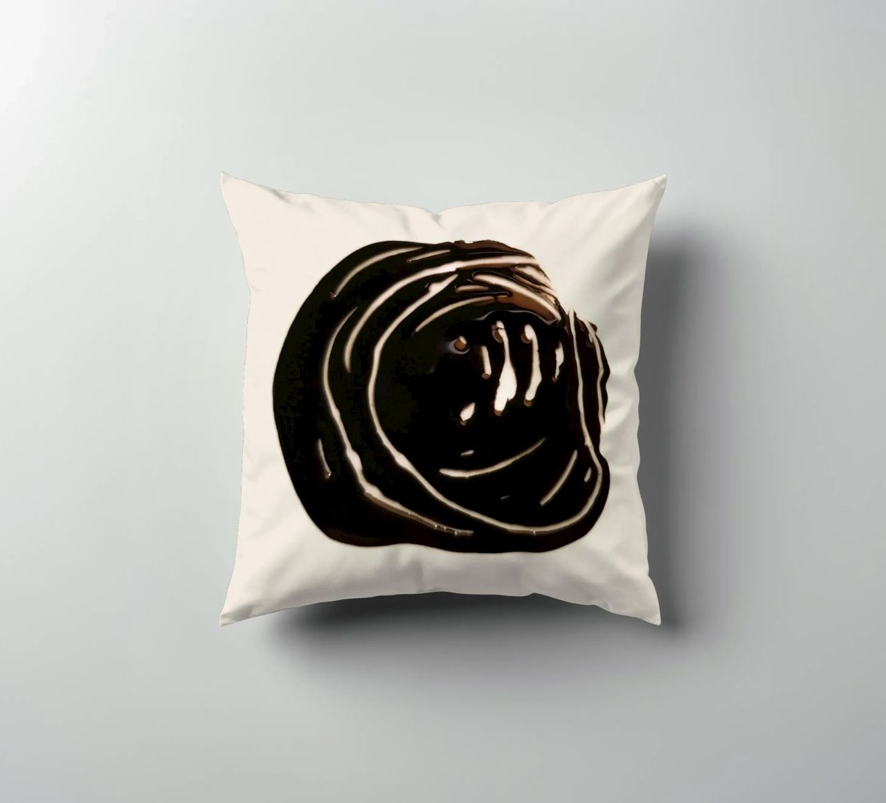 Ink Shape 1 | Minimal Abstract cuscino da sabidussi