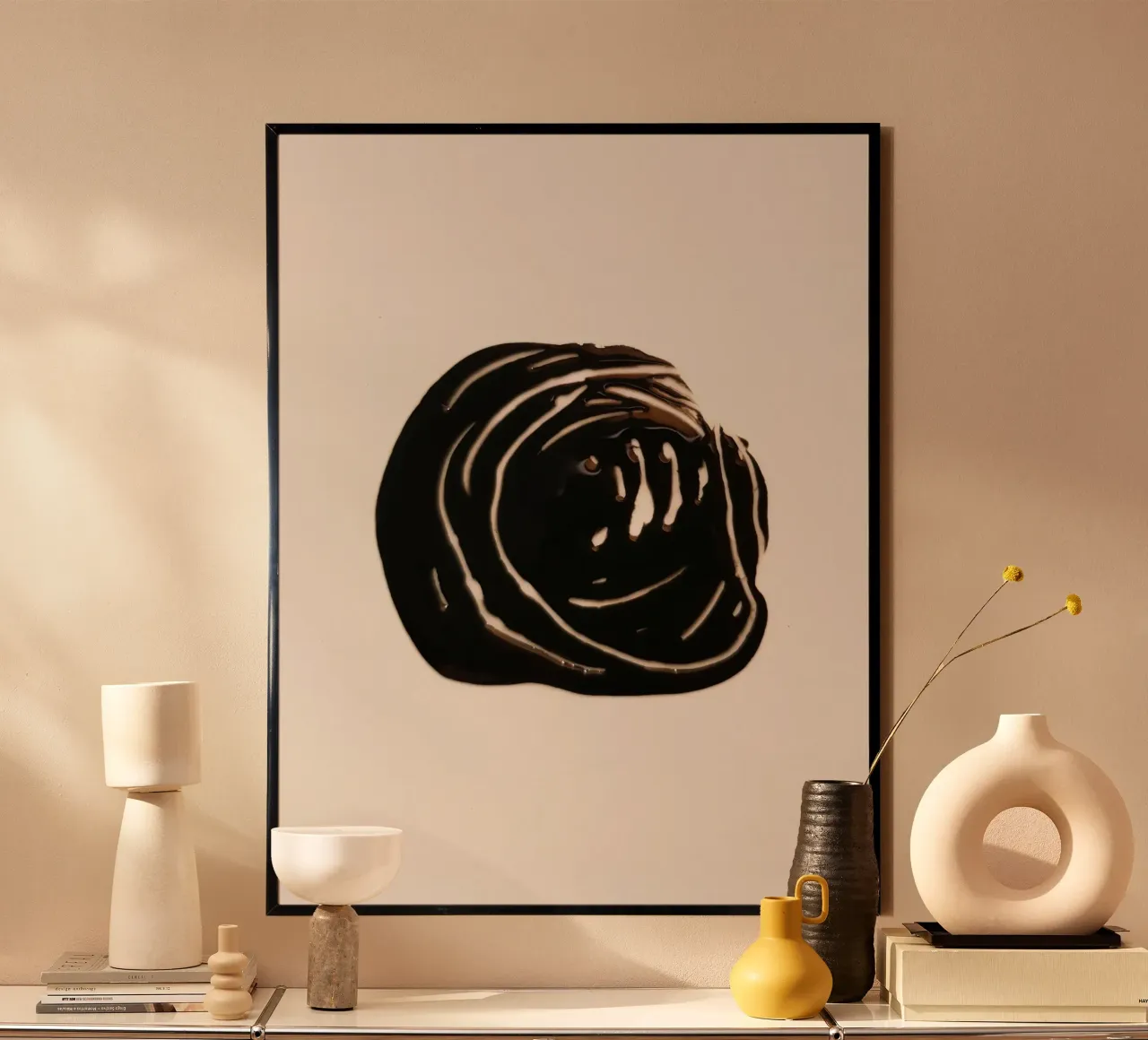 Ink Shape 1 | Minimal Abstract hahnemühle van sabidussi