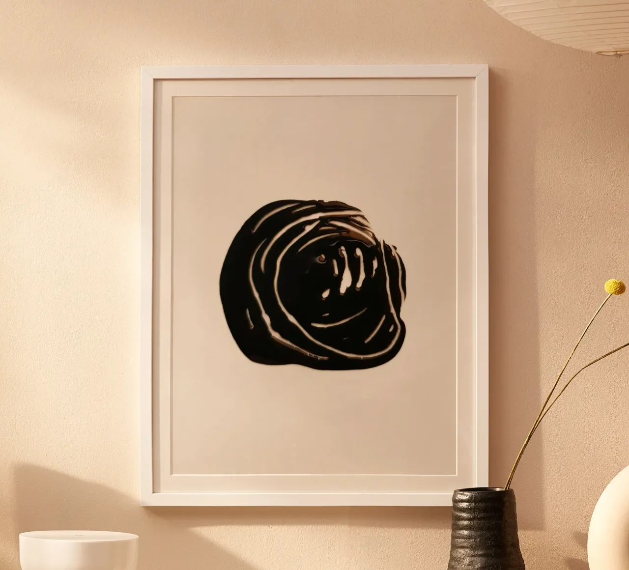 Ink Shape 1 | Minimal Abstract hahnemühle van sabidussi