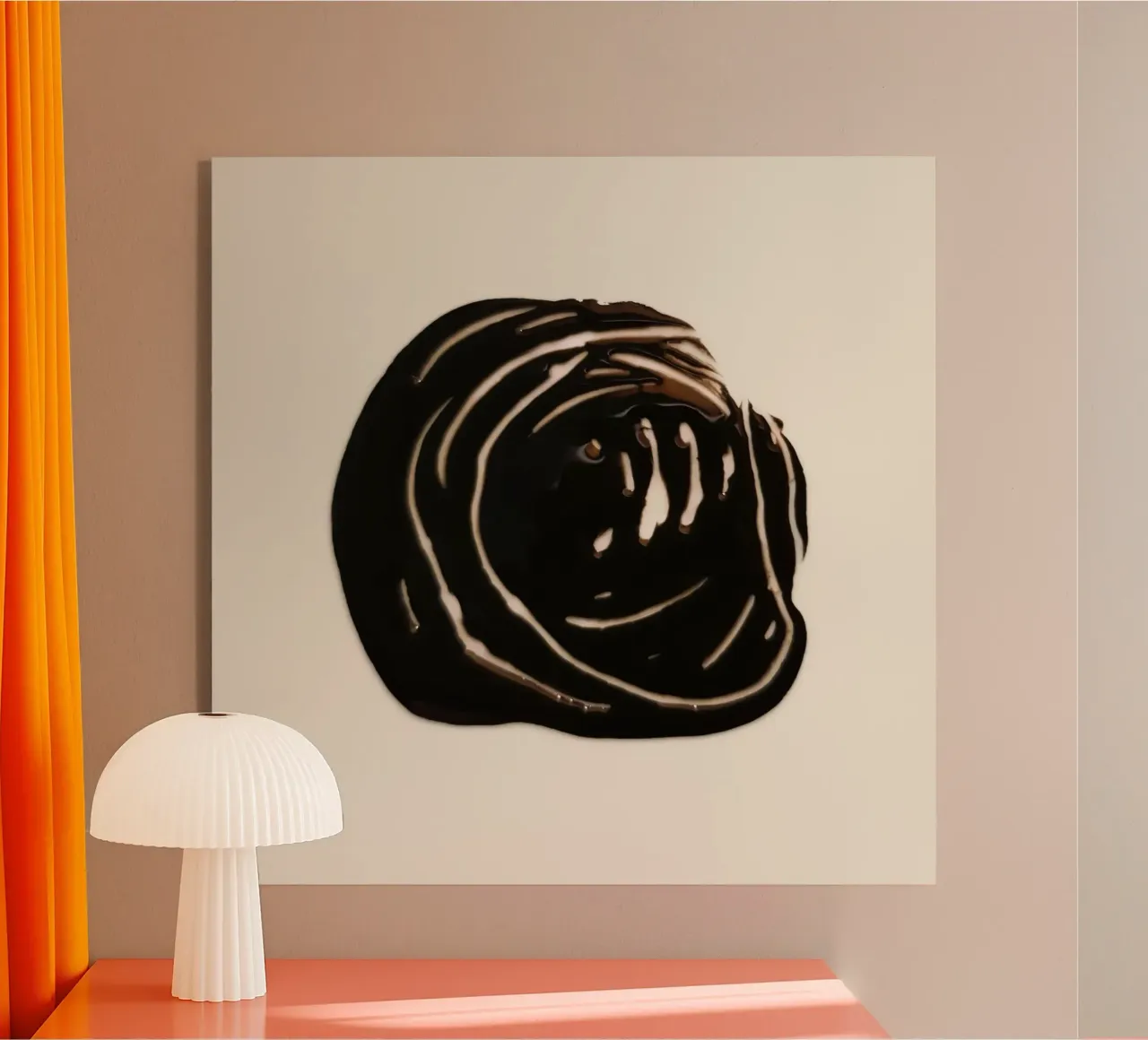 Ink Shape 1 | Minimal Abstract plexiglass da sabidussi