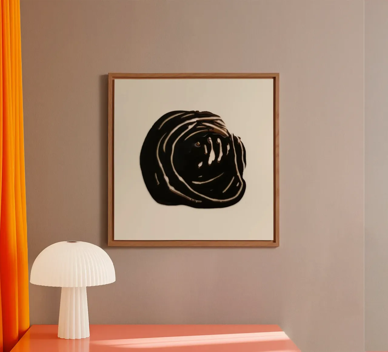 Ink Shape 1 | Minimal Abstract alluminio dibond da sabidussi