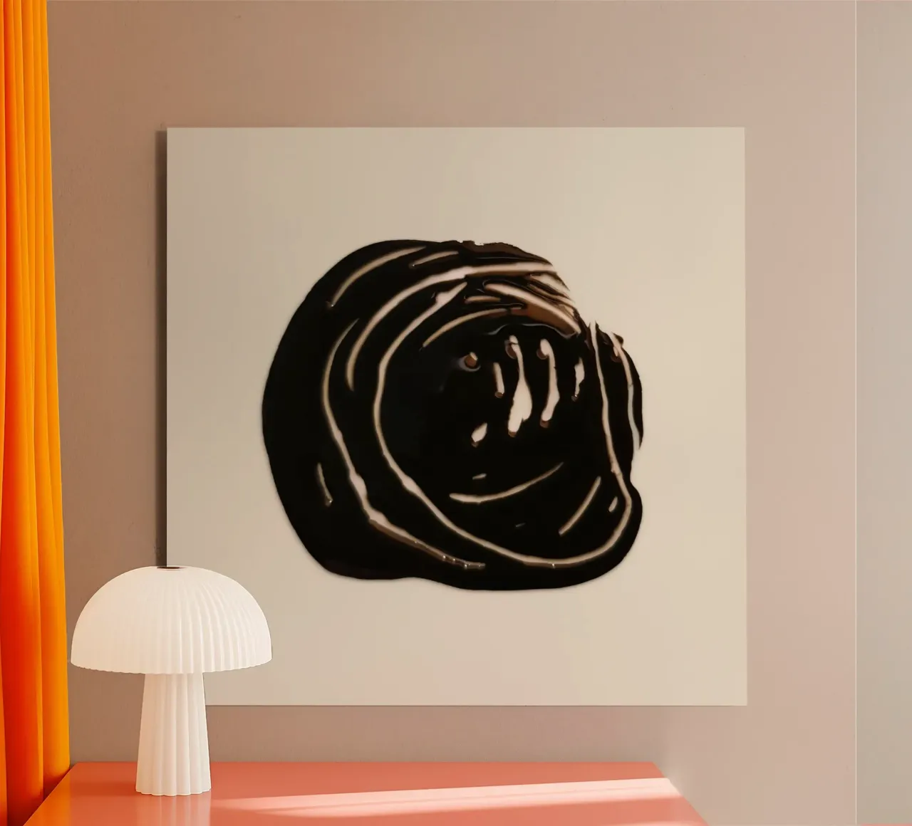 Ink Shape 1 | Minimal Abstract alluminio dibond da sabidussi