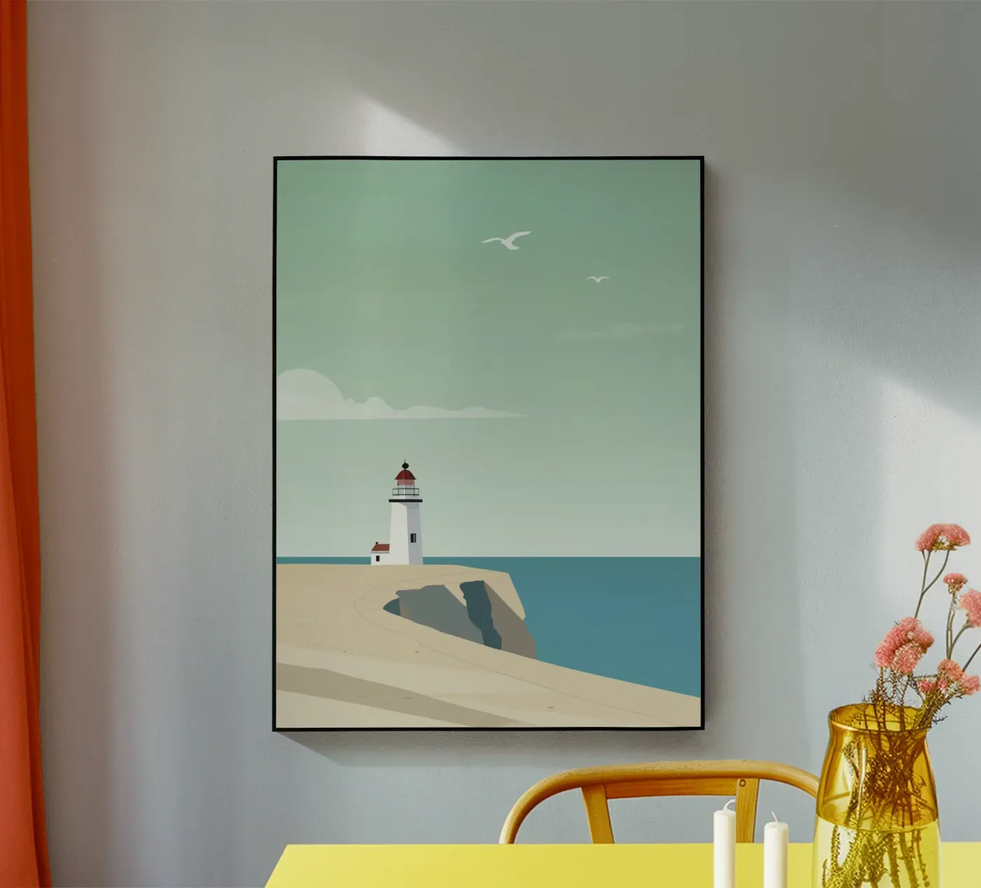 Faro bianco plexiglass da SONN DECO