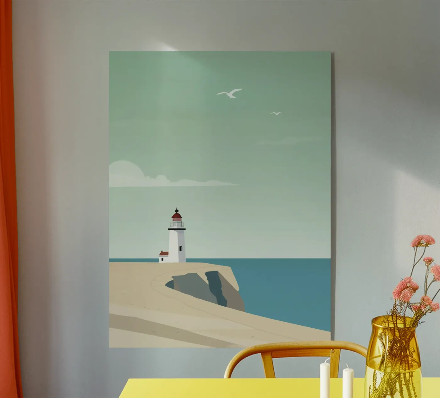 Faro bianco plexiglass da SONN DECO