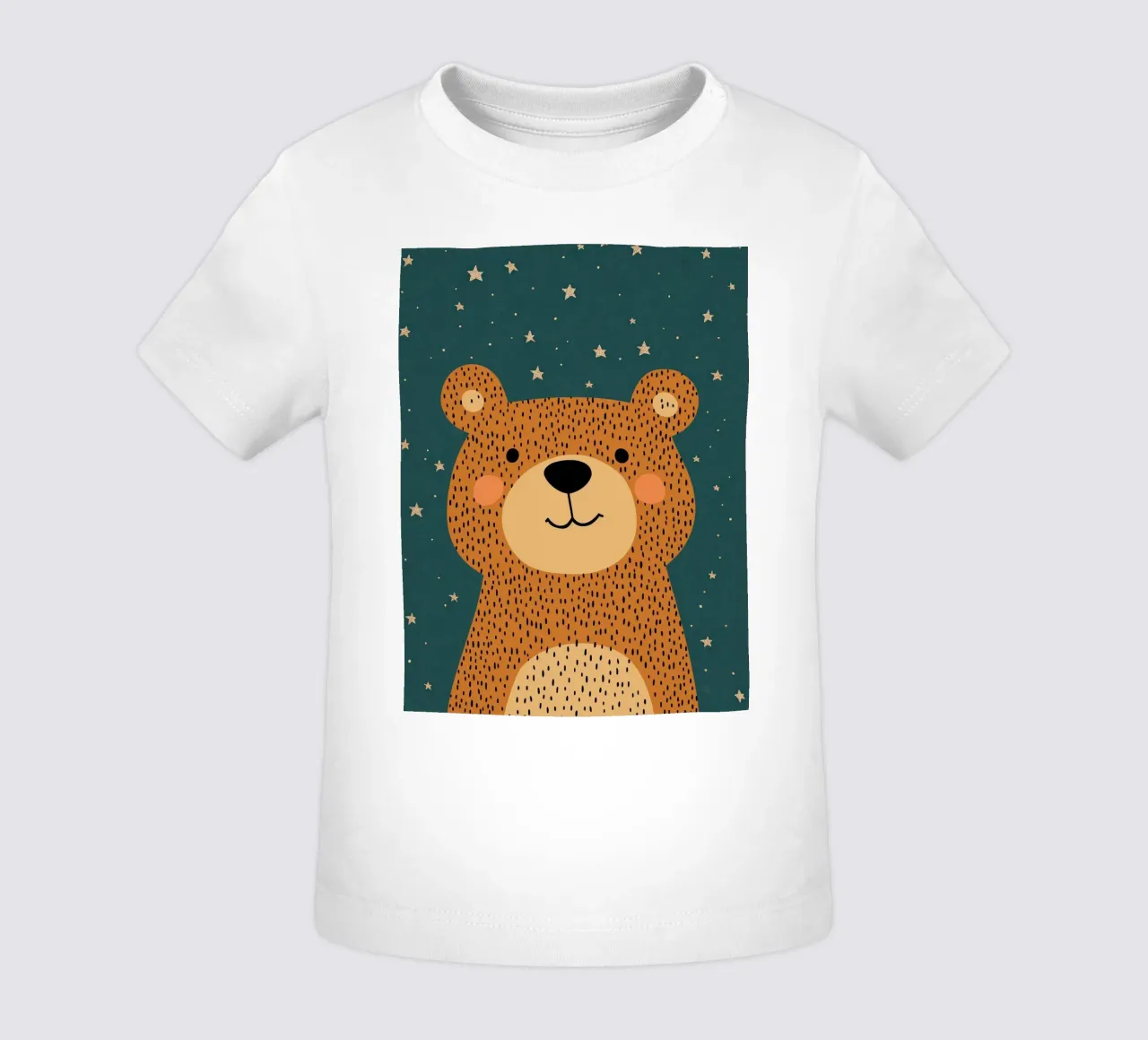 Bear And Stars maglietta neonato da treechild