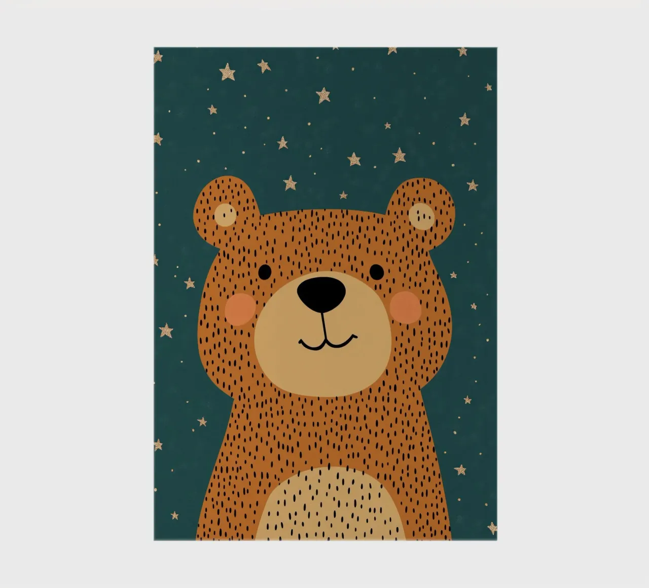 Bear And Stars notebook by treechild