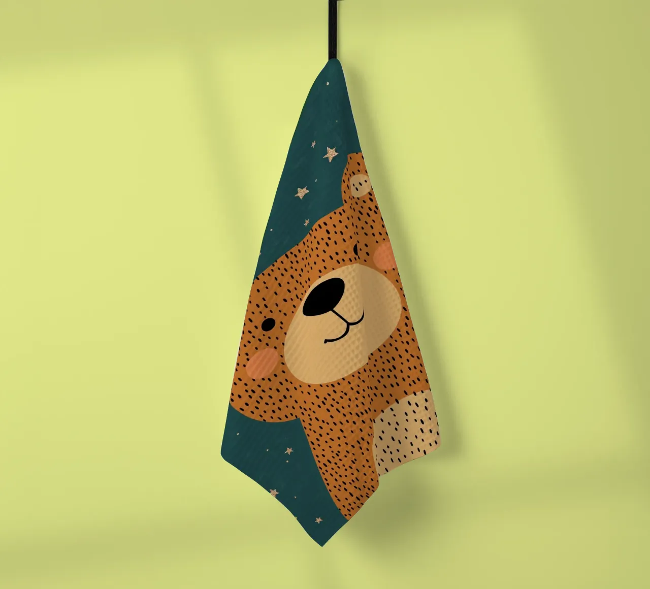 Bear And Stars canovaccio da cucina da treechild