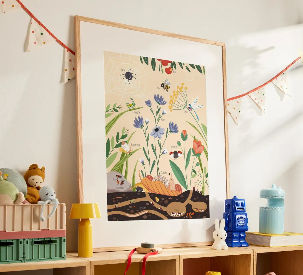 Gartentiere poster da VIERUNDFÜNFZIG