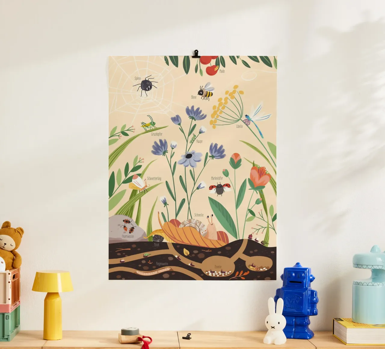 Gartentiere poster da VIERUNDFÜNFZIG