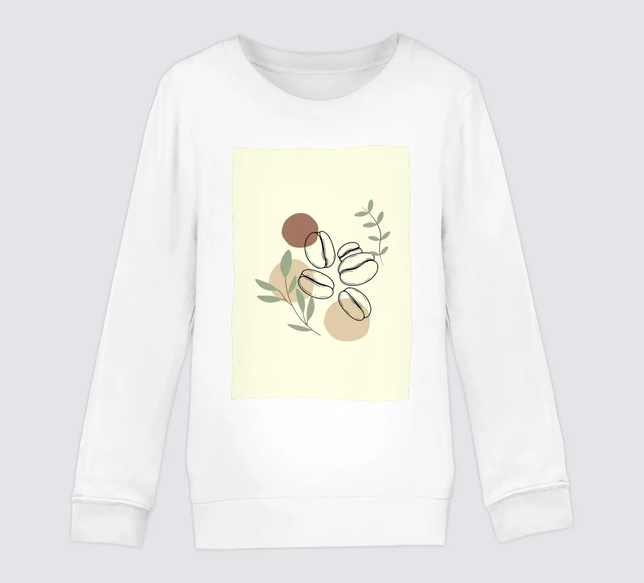 Coffee beans felpa bambino da LisaArtes