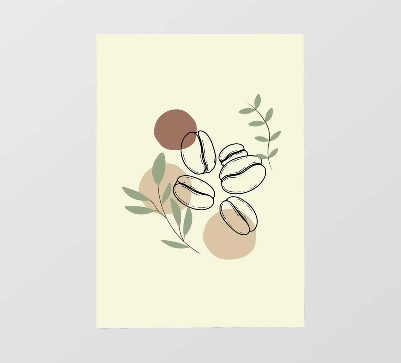 Coffee beans telo in pvc da LisaArtes