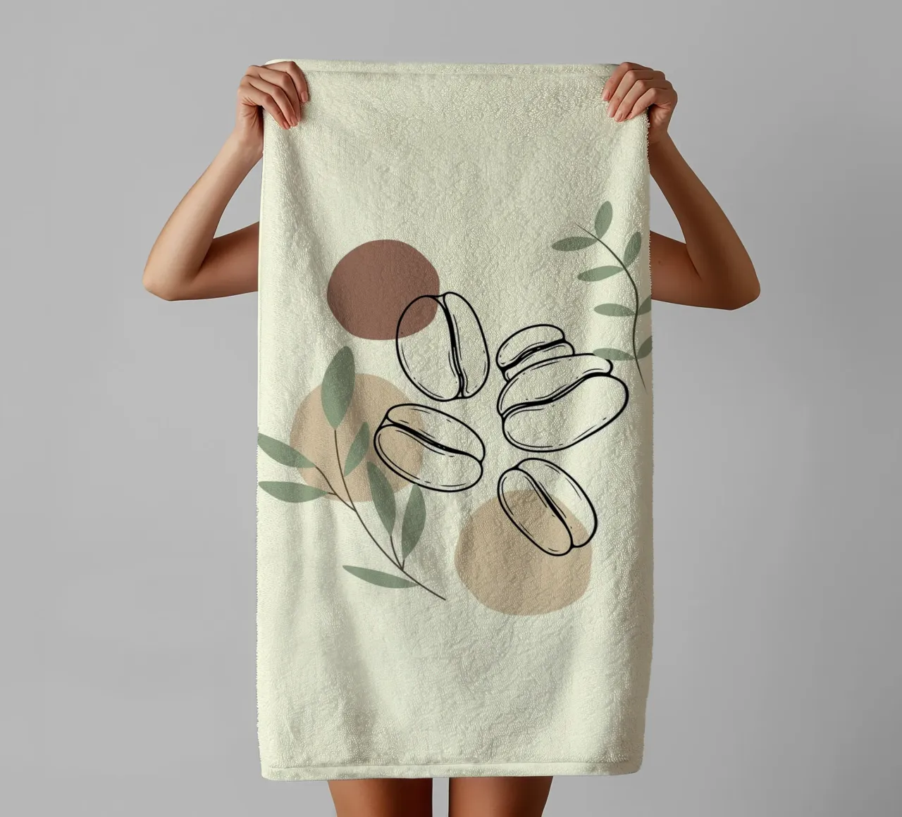 Coffee beans asciugamano da bagno da LisaArtes