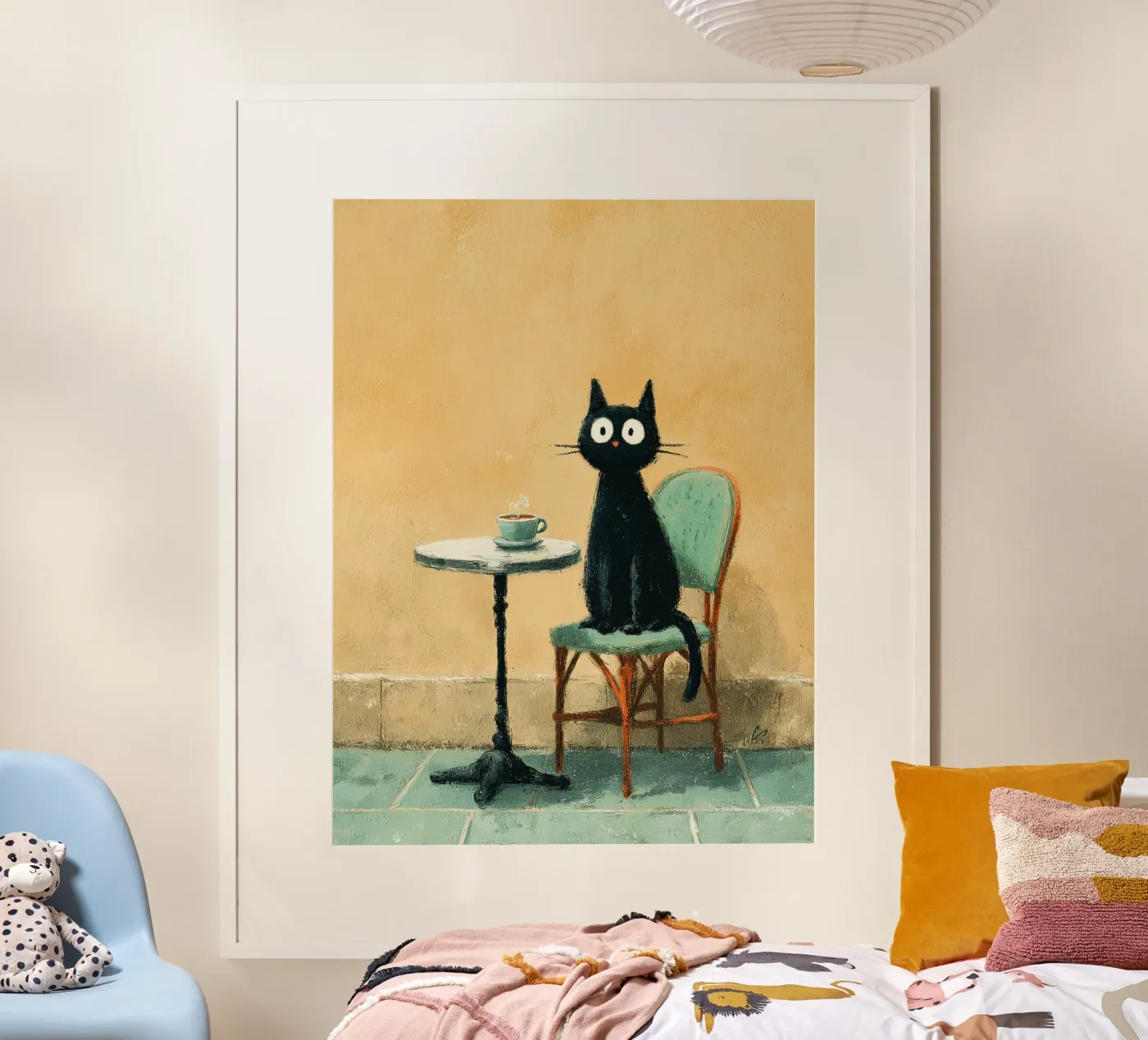 Black Cat Café poster da aisatsana