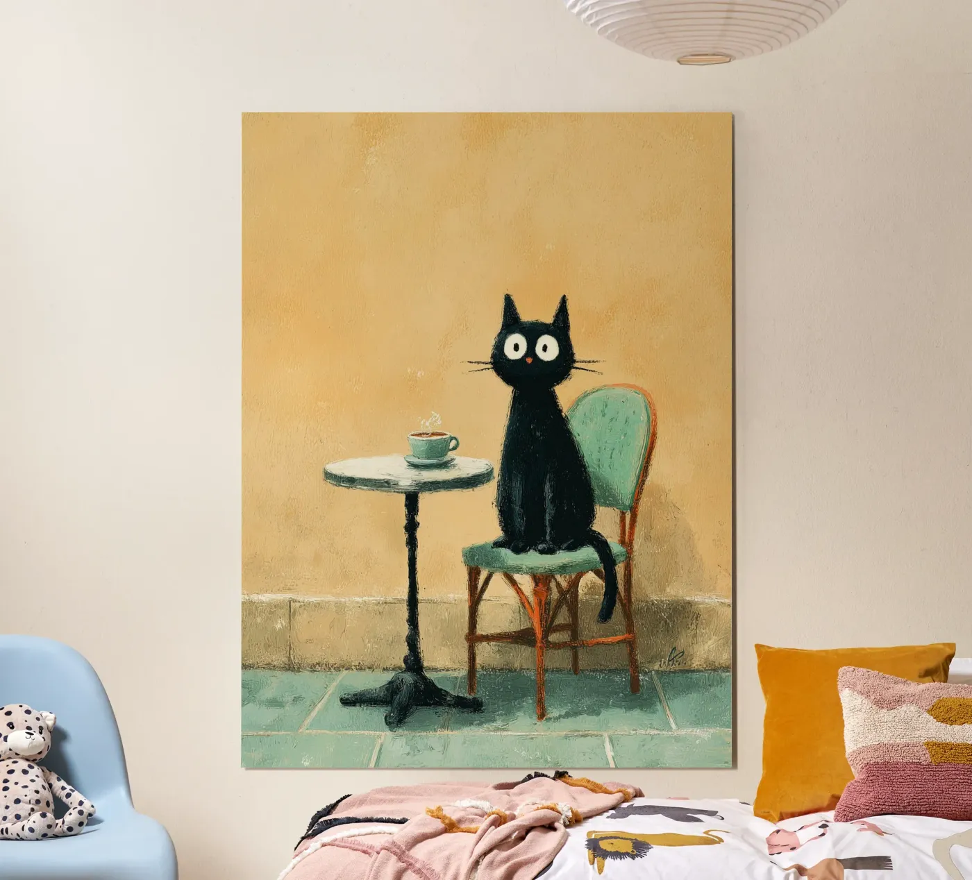 Black Cat Café poster da aisatsana