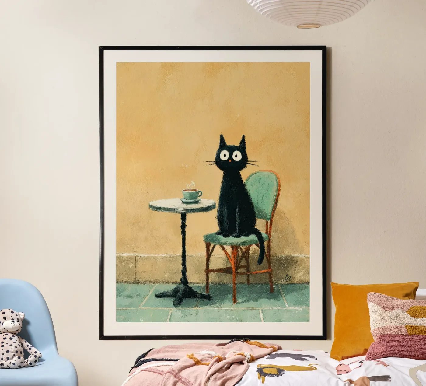 Black Cat Café poster da aisatsana
