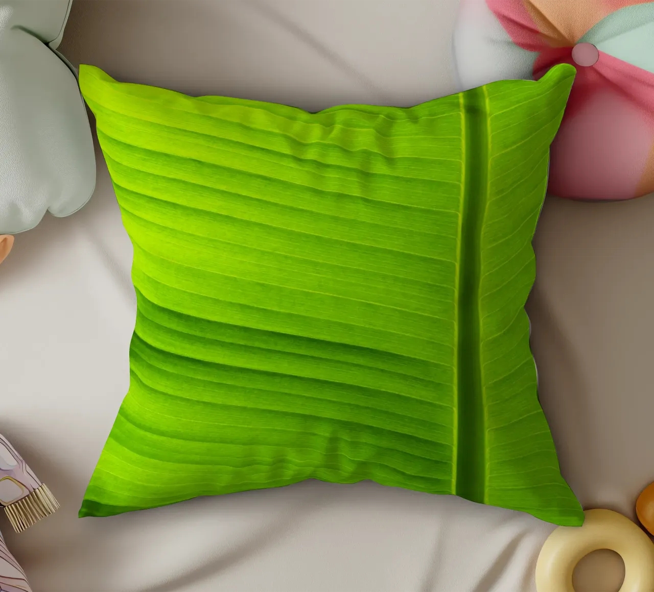 Foglia di banano cuscino da Teresa André