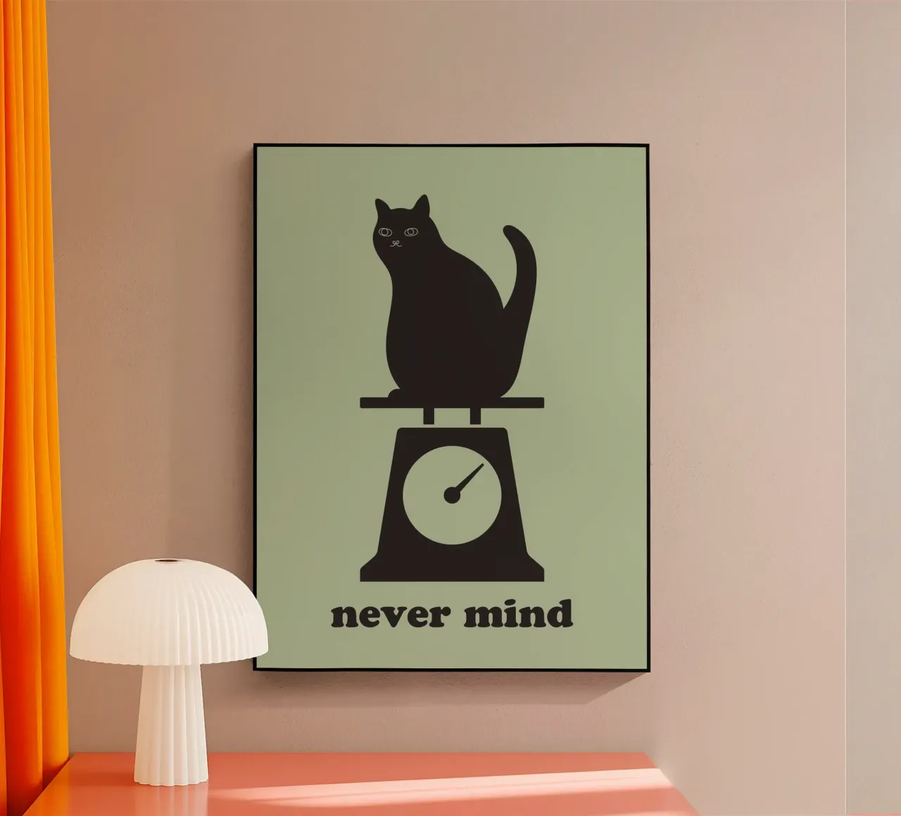 never mind cat plexiglass da natural neutral