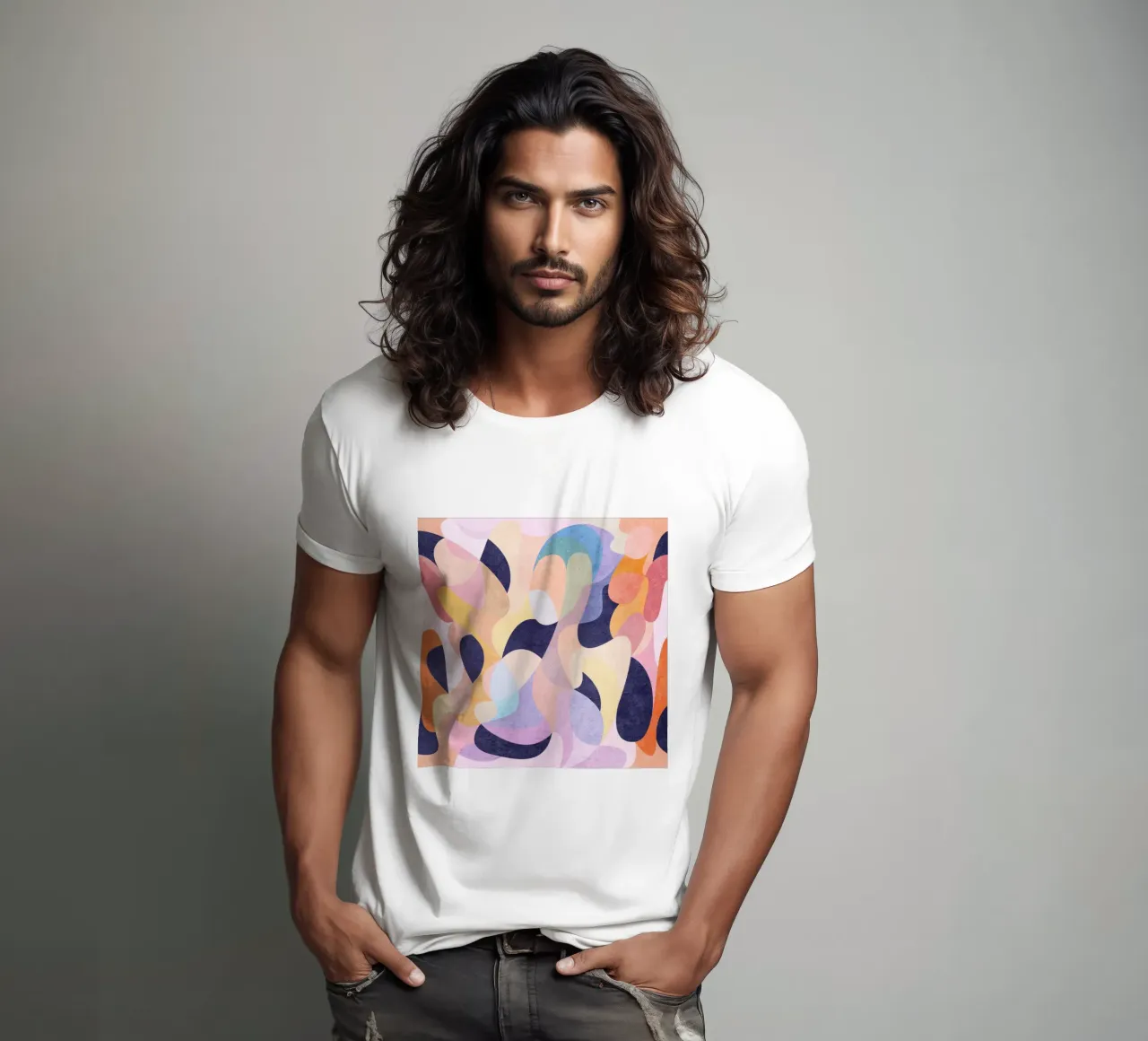Pattern 333 t-shirt by lovely lines
