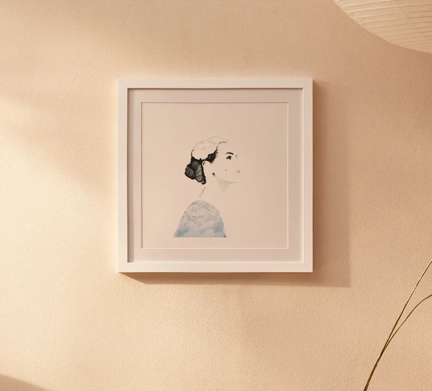 Airplanes Poster von Manuel Rebollo