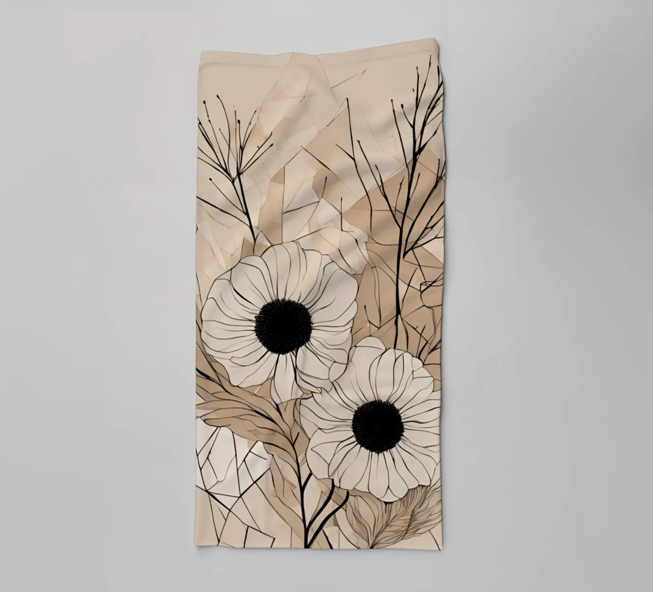 Just flower 2 towel by Rezh creations