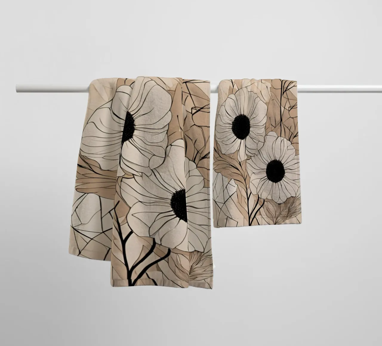 Just flower 2 towel by Rezh creations