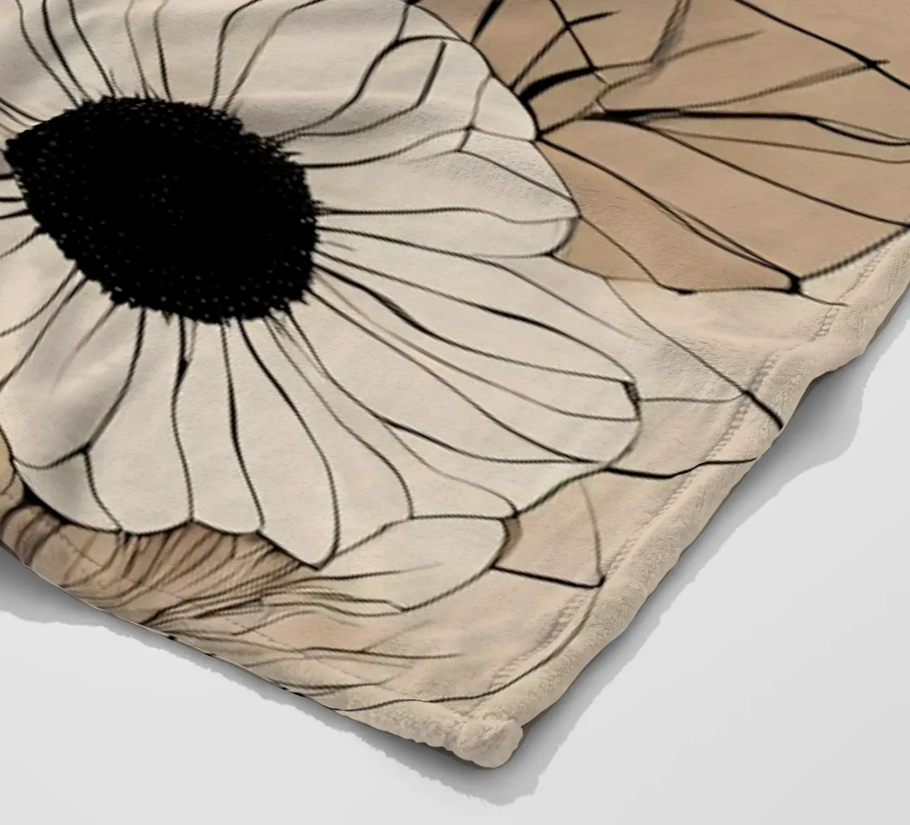 Just flower 2 fleece blanket by Rezh creations
