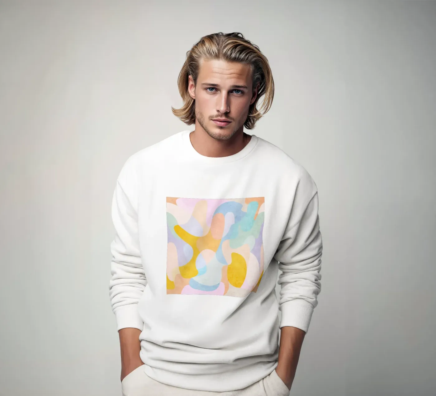 Modello d'oro felpa da Abstract Joy