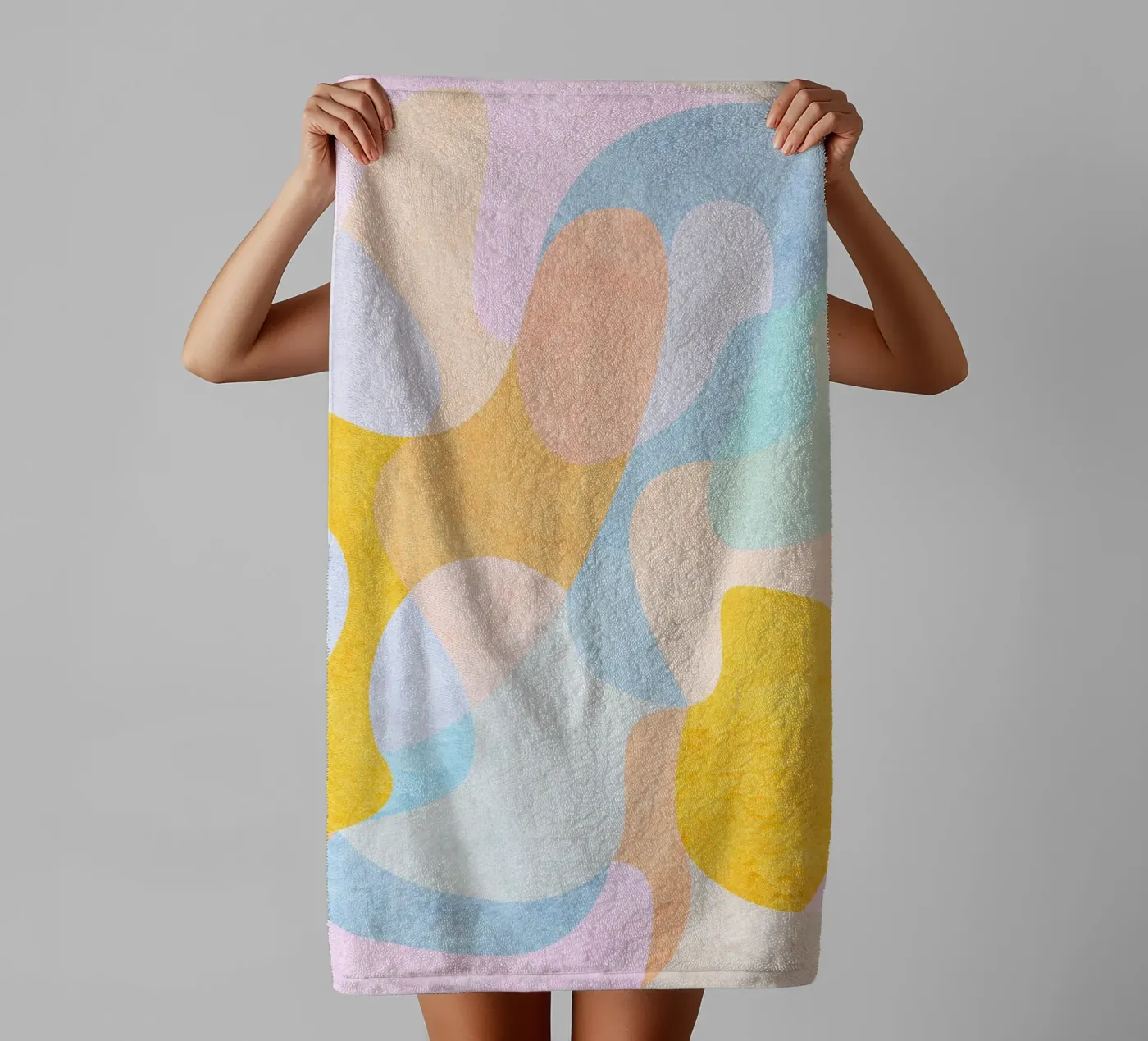 Golden Pattern Handtuch von Abstract Joy