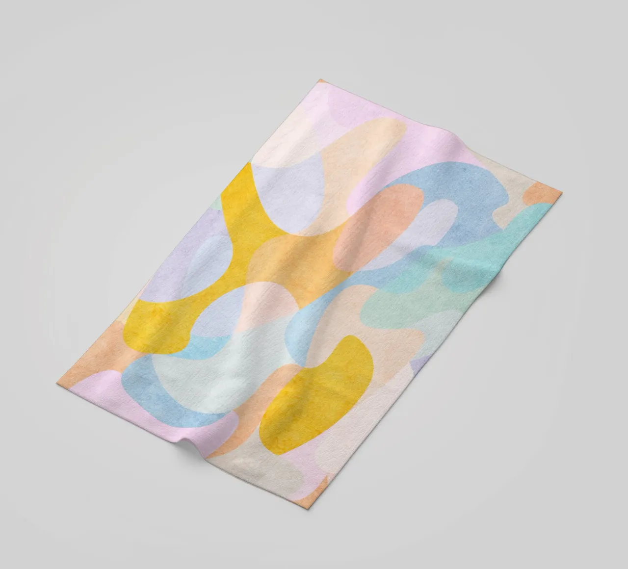 Gouden patroon strandhanddoek van Abstract 888