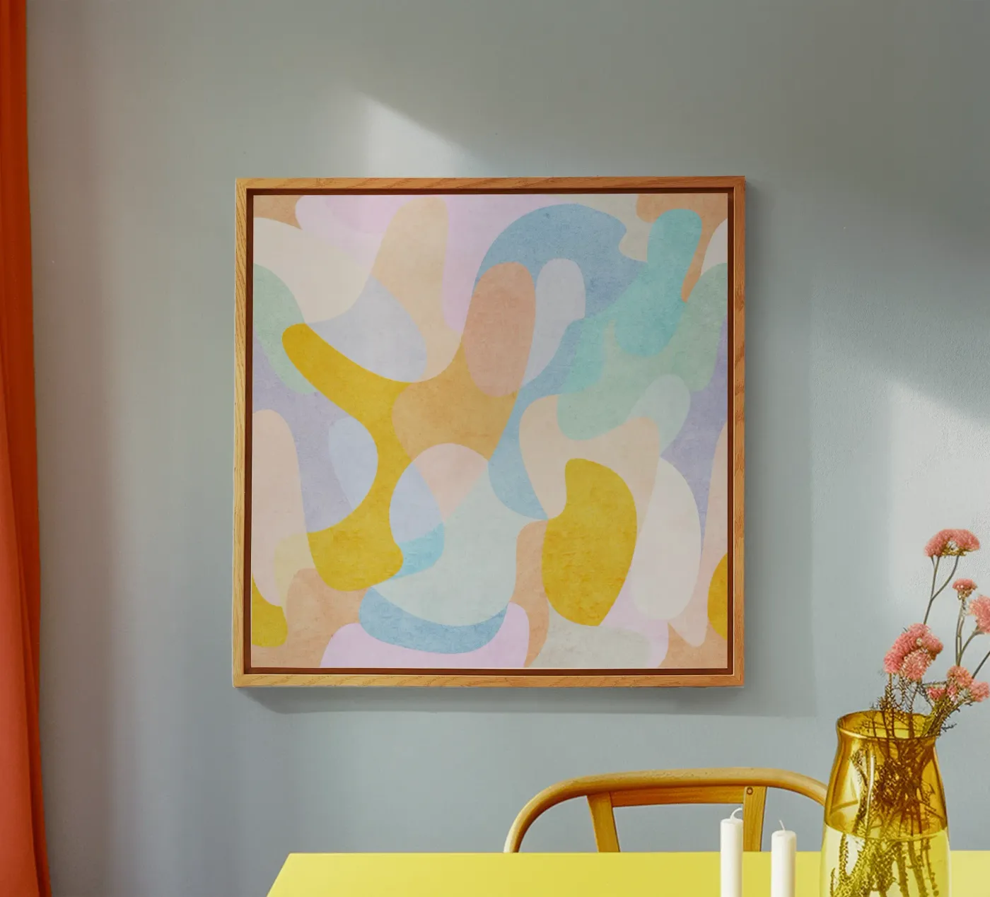 Modello d'oro plexiglass da Abstract Joy