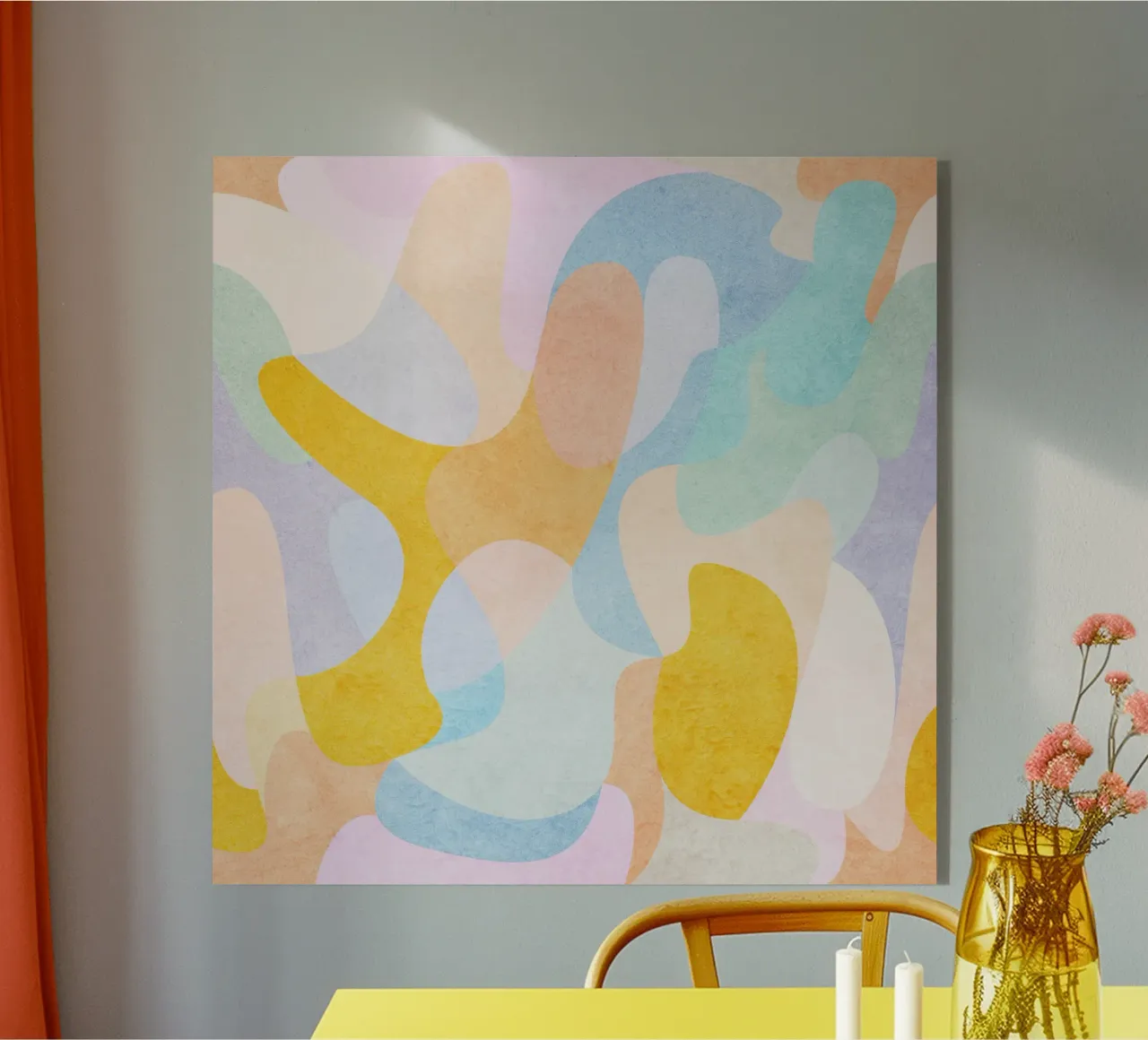 Modello d'oro plexiglass da Abstract 888