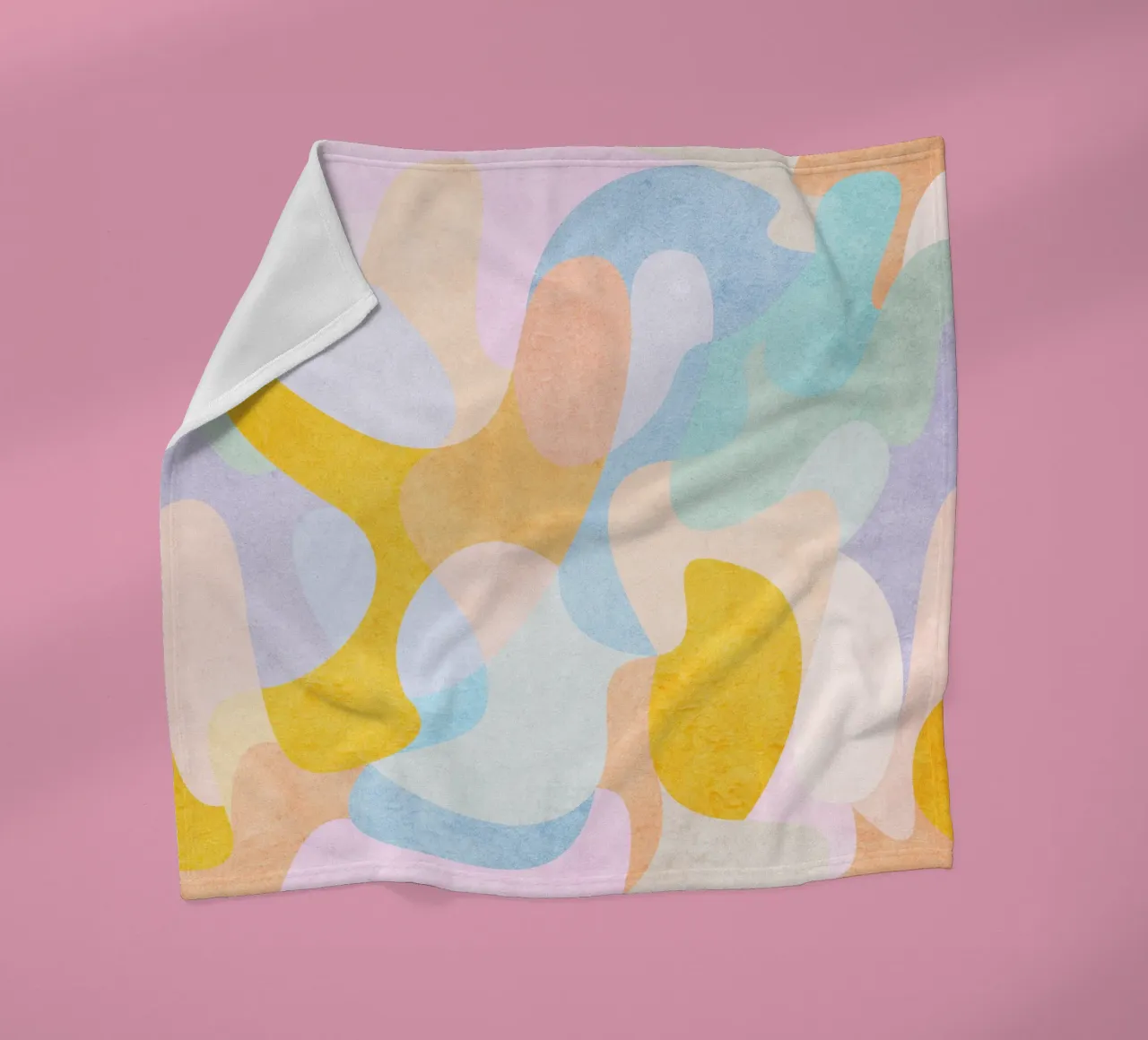 Golden Pattern Fleecedecke von Abstract 888