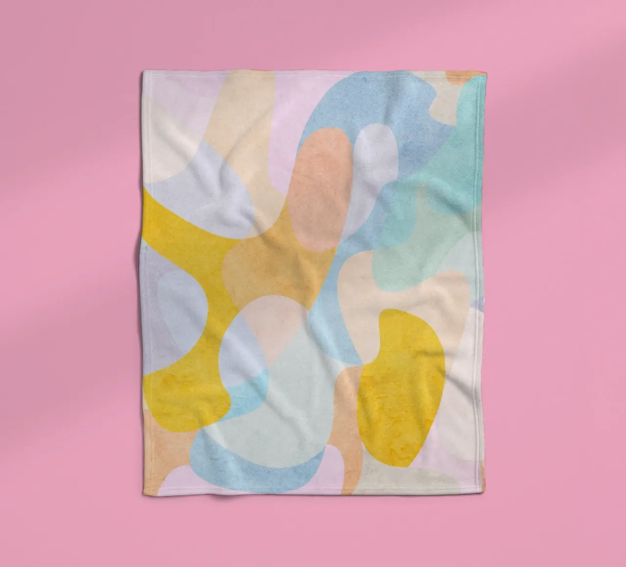 Golden Pattern Fleecedecke von Abstract 888