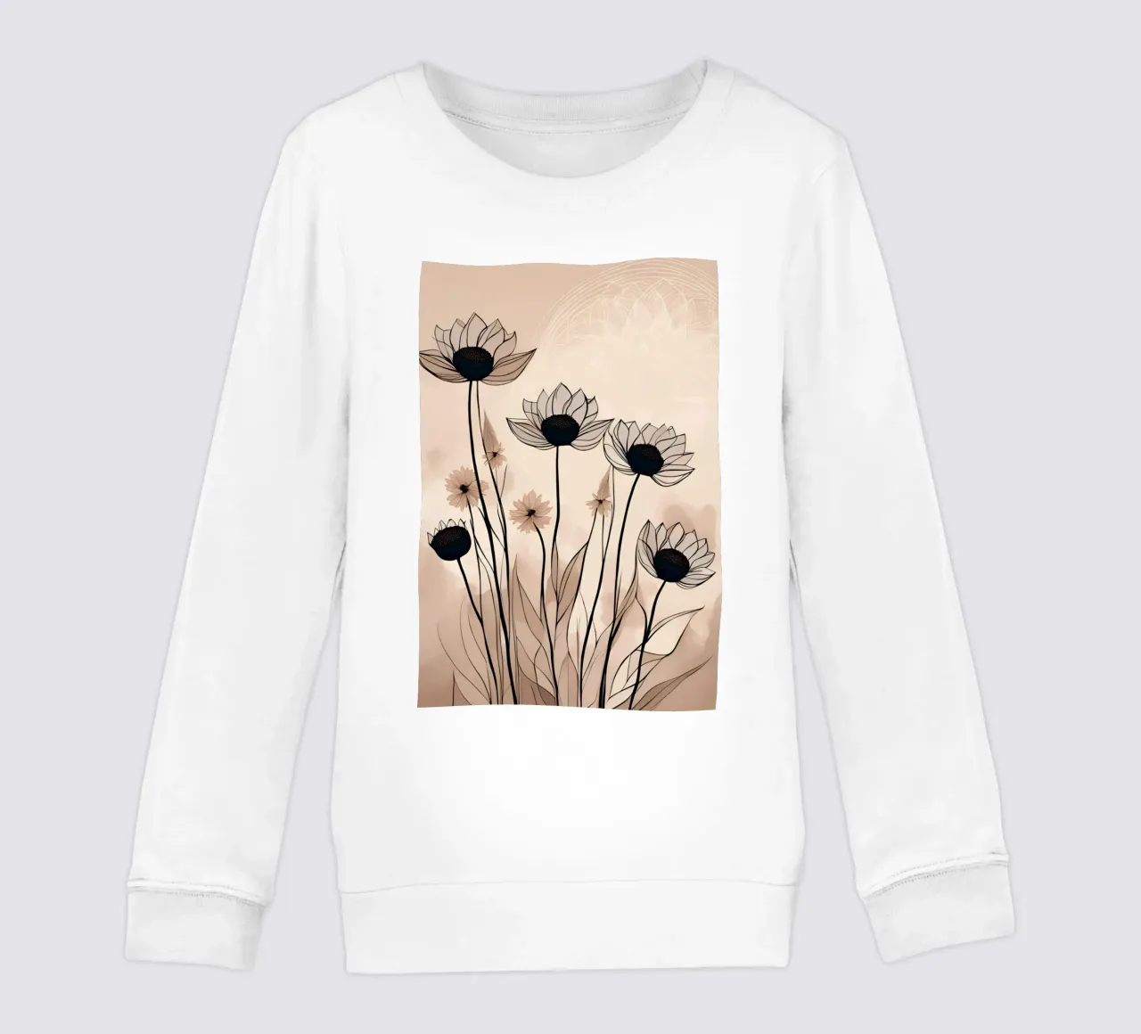 Solo fiori 3 felpa bambino da Rezh creations
